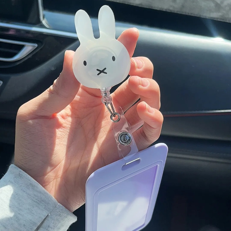 Kawaii Tech Accessories - Kawaii Miffy kimlik kartı tutucusu geri