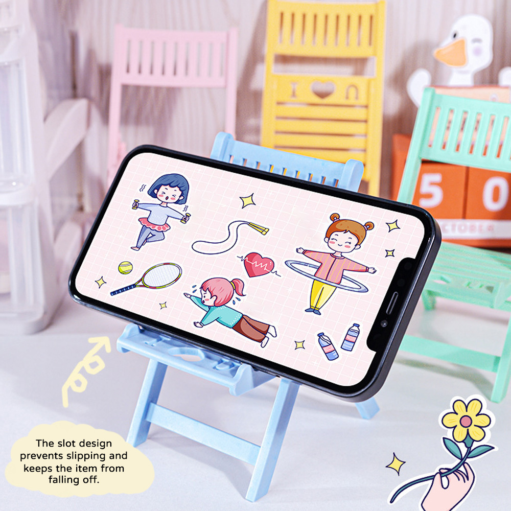 Mini Katlanır Sandalye Telefon - Kawaii Tech Accessories incelemesi ve fiyatı